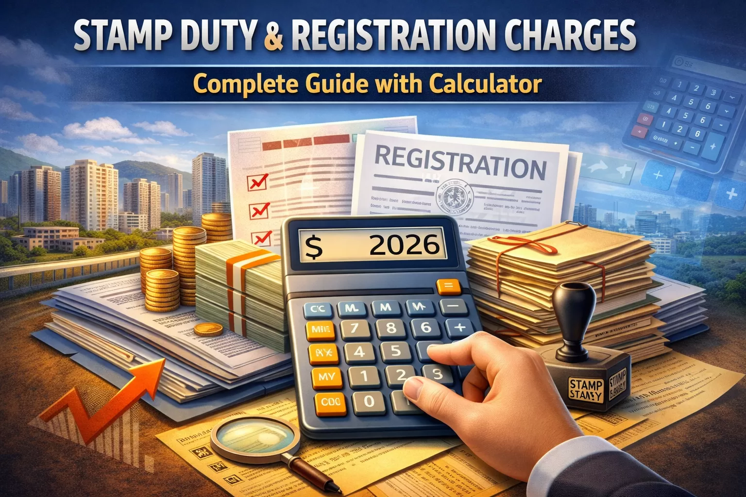 Stamp Duty & Registration Charges 2026: Complete Guide with Calculator