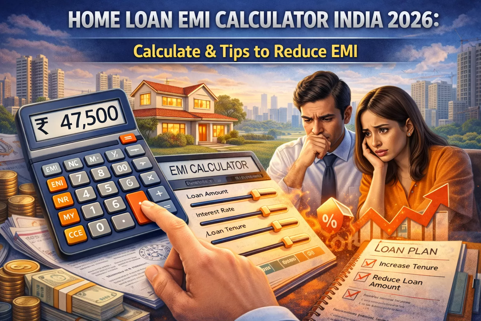 Home Loan EMI Calculator India 2026: Calculate & Tips to Reduce EMI