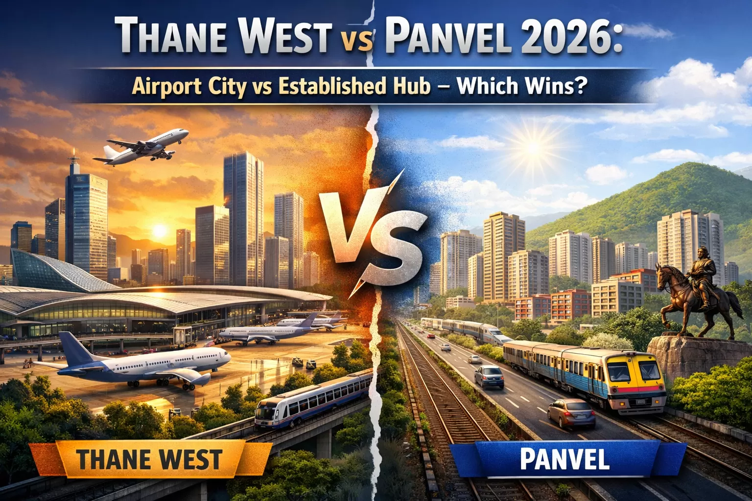 Thane West vs Panvel 2026: Which is Better for Investment & Living?